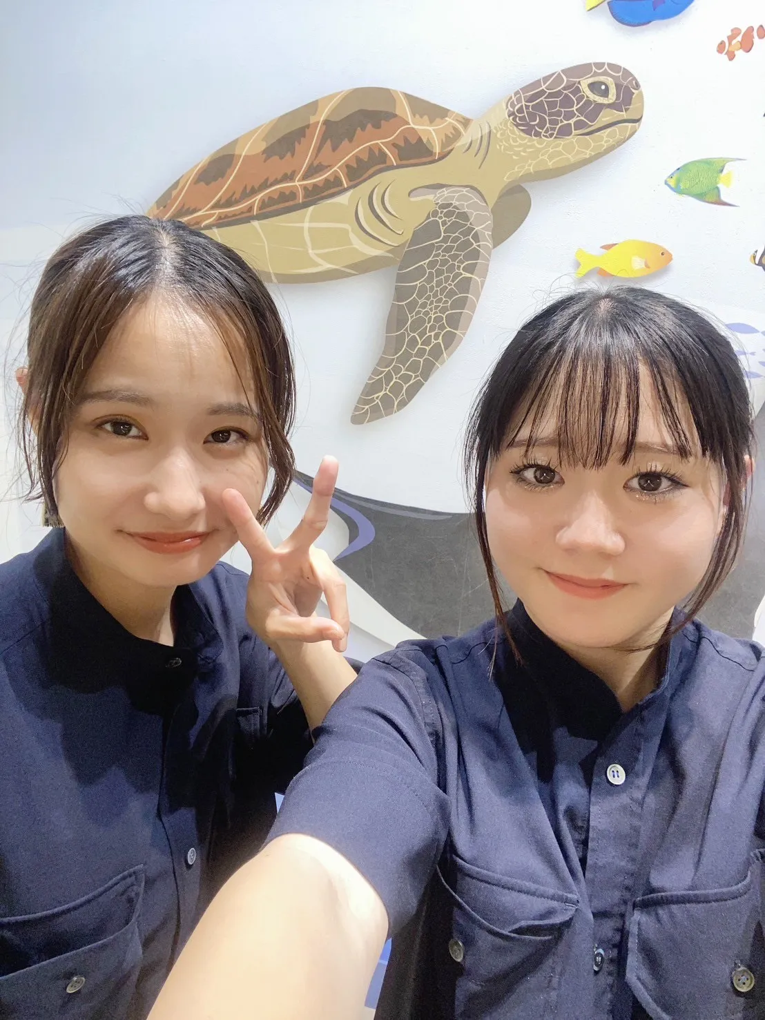 同僚とツーショット